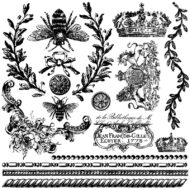Dekor Stempel QUEEN BEE