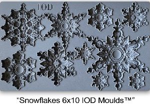 IOD Decour Mould Silikonform SNOWFLAKE