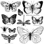 Dekor Stempel Butterflies