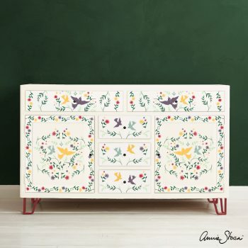 Schablone - Mexican birds - Die Möbelei