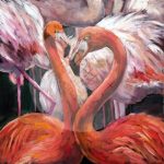 Mint by Michelle Decoupagepapier Flamingo