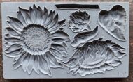 IOD Decor Mould Silikonform SUNFLOWERS