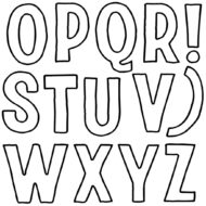 Dekor Stempel Retro
