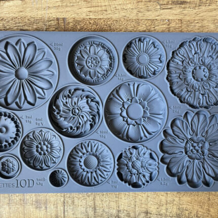 IOD Decor Mould Silikonform ROSETTES