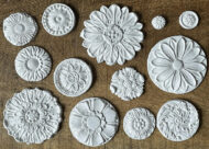 IOD Decor Mould Silikonform ROSETTES – Bild 2
