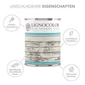 Weiss Lignocolor Kreidefarbe