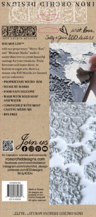 IOD Decor Mould Silikonform Blitz- Limitierte Ausgabe! – Bild 2