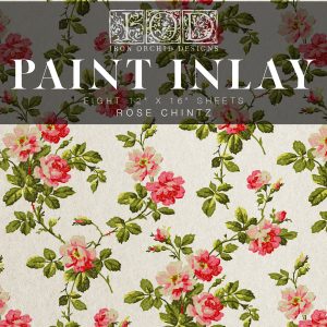 IOD Paint Inlay Rose Chintz-1