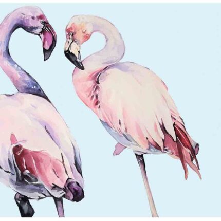 Posh Chalk Decoupage-Papier Flamingo Fling