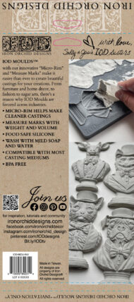 IOD Decor Mould Silikonform Invitation only- Neu! – Bild 2