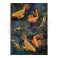 Koi Pond  Decoupagepapier A1 ReDesign with Prima