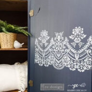 Elegant Lace Schablone Redesign with Prima – Bild 3