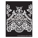 Elegant Lace Schablone Redesign with Prima