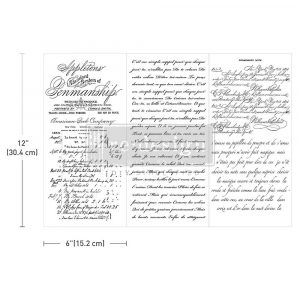 Vintage Script Mastery Transferfolie ReDesign