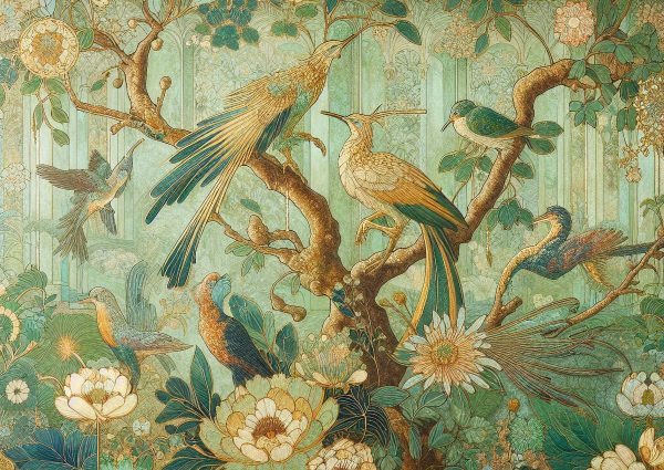 Mint by Michelle Decoupagepapier Green Tapestry