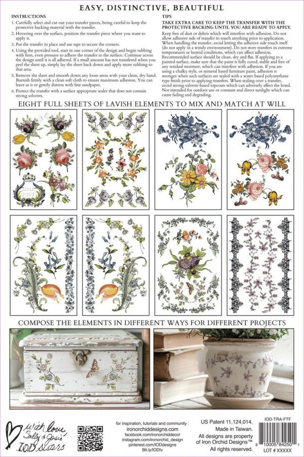 Fairytale FloralsTransferfolie IOD – Bild 11