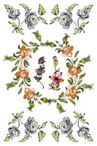Fairytale FloralsTransferfolie IOD – Bild 4