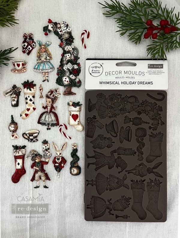 Redesign Decor Mould Silikonform Whimsical Holiday Dreams