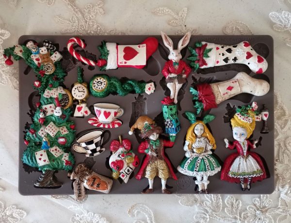 Redesign Decor Mould Silikonform Whimsical Holiday Dreams – Bild 2
