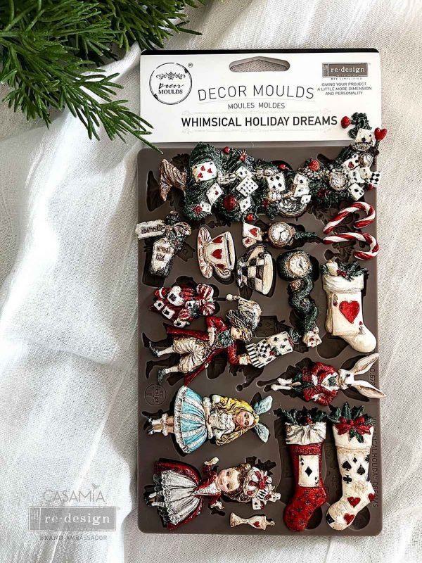 Redesign Decor Mould Silikonform Whimsical Holiday Dreams – Bild 3