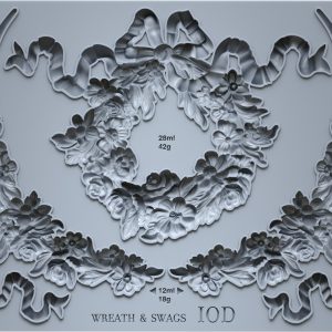 IOD Decor Mould Dekorform Wreath & Swags