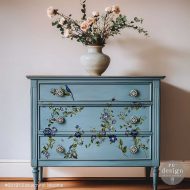 Blue Nest Blooms Transferfolie ReDesign – Bild 2