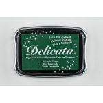 Delicata-Stempelkissen-Emerald Green
