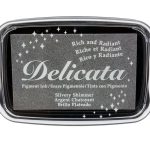 Delicata-Stempelkissen-Silvery Shimmer